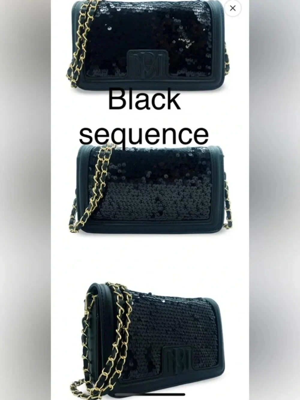Badgley Mischka Crossbody Bag Sequin